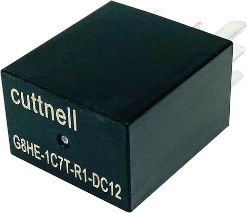 6-Pack G8HE-1C7T-R1-DC12 Relays 12VDC 40A 5-Pin SPDT High-Current Automotive Relay - Compatible with Select Jeep Vehicles - Fixes Cooling Fan, HVAC & Electrical Failures in Saudi Arabia