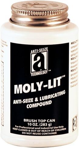 Moly-Lit 12012 Molydbenum Disulfide ومركب مضاد للبيئة الجرافيت ، 10 أوقية ، أسود ، لصق in Saudi Arabia