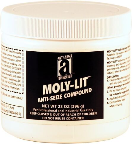 Moly-Lit 12012 Molydbenum Disulfide ومركب مضاد للبيئة الجرافيت ، 10 أوقية ، أسود ، لصق in Saudi Arabia