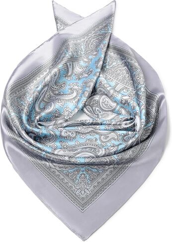 35" Men's Square Scarf, Men's Cowboy Scarf, Oversized Western Bandana, Large Cowboy Neckerchief - With Gift Packed in Saudi Arabia