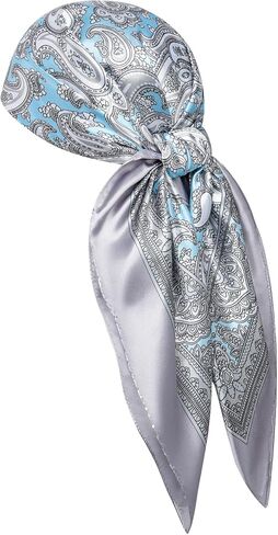 35" Men's Square Scarf, Men's Cowboy Scarf, Oversized Western Bandana, Large Cowboy Neckerchief - With Gift Packed in Saudi Arabia