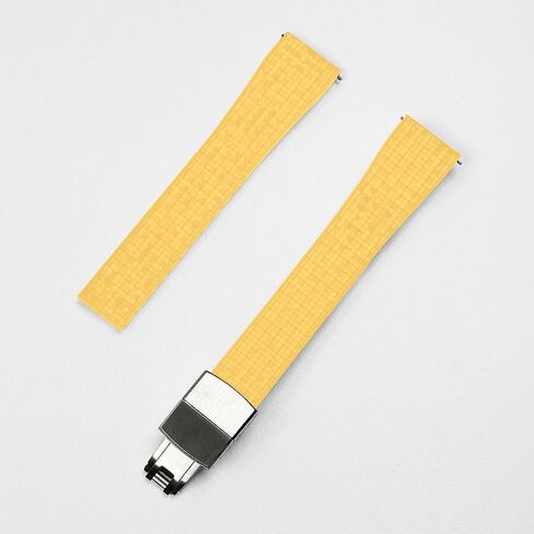 شاهد نطاقات - 20 مم 22 مم FKM Rubber Watch STRAP استبدال سريع الإصدار Watchband CTS Universal Watchstrap مع نسيج الفسيفساء للرجال والنساء (رمادي) in Kuwait
