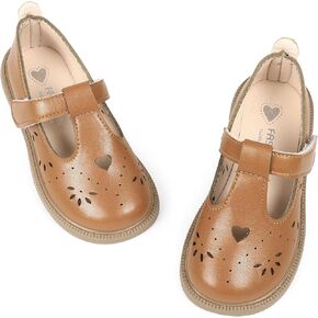 CIOR Toddler Little Girls Mary Jane Dress Shoes School Party Princess Dress Shoes for Girls Flats