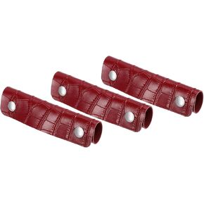 UXCELL 3 PCS WANDBAG WARK COVERS ، PU LEATHY CROCODILE PATTER PATTER COVER COVER COVER STORTERS