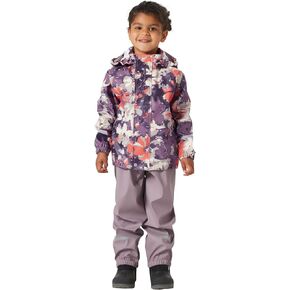 Helly-Hansen Kid's Bergen 2.0 Pu Rabeet Aop ، 676 Purple Clay Aop ، 9