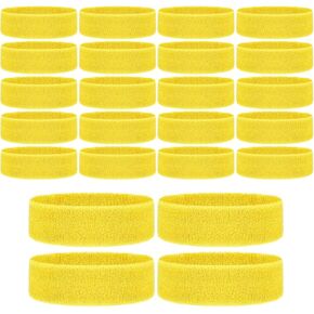 24 Pcs Boys Headband Bulk, Kids Sweatband Youth Sweatbands Toddler Boys Headband for Sports, Sports Headbands Wicking Athletic Sweatbands for Team Activity Basketball, Soccer and More