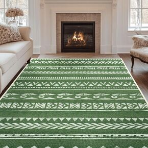 Runners for Hallways Kitchen Runner Rug Non Slip 2x10 Long Washable Runner Rugs No Pile Tear and Stain Resistance, Hand Woven Style Thin Rug for Hallways Kitchen Laundry Bathroom- Dark Gray