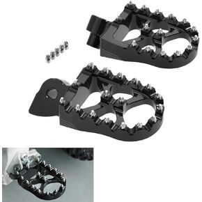 Foot Pegs Motorcycle Compatible with Yamaha YZ65 2018-2021 YZ85 2002-2021 YZ125 1997-2021 YZ125X 2017-2021 YZ250 1998-2021 YZ250X 2016-2021 YZ250F 2001-2020 YZ250FX 2015-2020,See fitment
