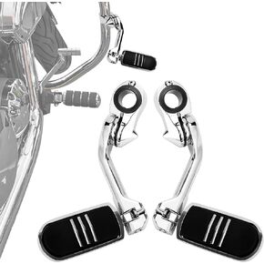1.25 "الأوتاد الطويلة على دراجة نارية مناسبة ل Harley Sportster Road Road Glide Honda Yamaha Suzuki Indian Kawasaki Victory BMW مع 25 مم 32 مم حارس الطرق السريعة للهارلي تحطم بارات