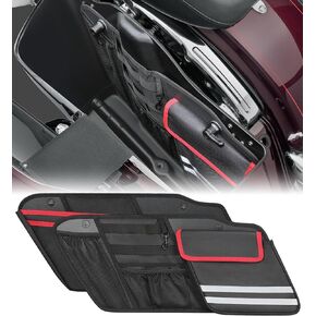 منظم سرج دراجة نارية 2 عبوة متوافق مع 2014-2025 Harley Davidson Touring Model