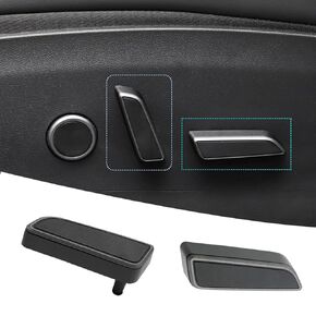 زر ضبط المقعد 1PAIR متوافق مع Tesla Model 3/Y 2021 2022 2023 2024 ، استبدال غطاء زر ضبط المقعد ، يحل محل الجزء 1098842-00-D ، 1098843-00-E