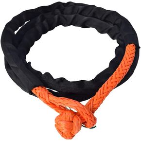 3 Feet Tree Saver Strap Recovery Soft Shackle with Sleeve for Self Recovery