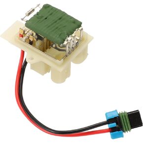 Motoforti HVAC Blower Motor Heater Blower Resistor لـ Renault Clio II 2000-2009 Metal ABS No.7701057684 Beige