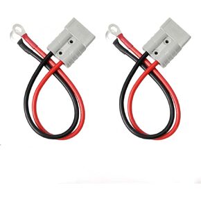 2pcs 50a 600v 8awg cable بطارية الاتصال السريع لتوصيل أندرسون مع O-Ring 1M 50AMP 600V قابس رمادي كابل شوكة شوكة الكابل الكهربائي