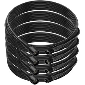 DITRIO 4PCS 4FT 3 Pin Extension Cable for RGB Underglow Rock Light Kits Compatible with Cars, Trucks, Motorcycles, Cars, ATVs，Design for DITRIO Rock Lights