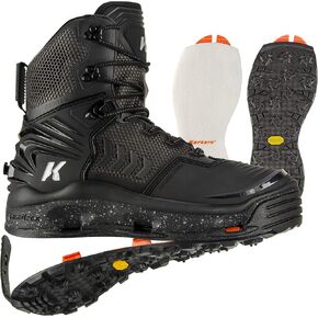Korkers Men's Felt & Vibram Soles Fishing Boots