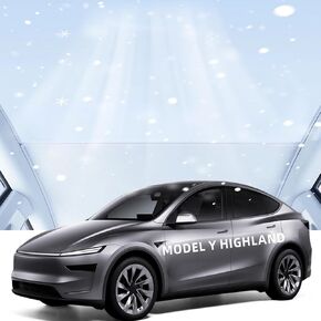 Sunroof Sunshade for Tesla Model y - Nano-Crystal UPF50+ UV Block, Memory Metal Frame, No-Damage Installation Glass Roof Sunshades