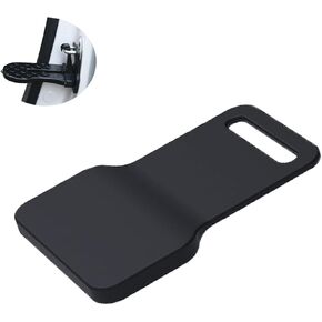Rubber Wrapped Stainless Steel Plate for Car Door Step Hook, Car Door Latch Protector, Reduces Scratches or Dents on Car, SUV and Truck