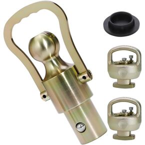 GNXA2062 Gooseneck Ball Kit, 2-5/16-Inch Ball & Safety Chain Anchors Ram 2500/3500 Gooseneck Ball for Dodge Ram Trucks,Fits Ford F-250/F-450 Super Duty, Chevy Silverado & GMC Sierra 2500/3500 HD