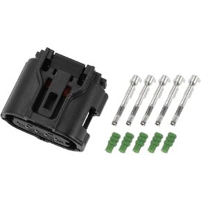 MAF Sensor Connector Plug No.9098012292 Inner Female Wire Terminal Connector for Toyota Plastic Black