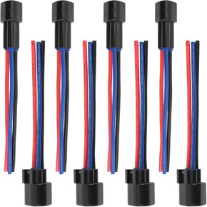 Carbhub 3 Pin Waterproof Connectors 16AWG Electrical Fit for cars, trucks, motorcycles, marine, industrial and agricultural