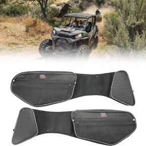 أكياس الأبواب Kemimoto مع منصات الركبة متوافقة مع Can Am Commander and Commander Max 2021+ Abbunt Door Storage Mobiets Pack of 2
