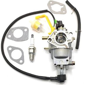 Carburetor Fit لـ Firman H07552 H07553 T07571 T07573 TRI FULE مولد متوافق مع 6900 7500 8450 9400 وات 439CC محرك بديل مولد مزدوج للوقود 375715509 380723515 490.131000.16F