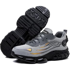 Evontira Elevated Pro Trainers Steel Toe Toe Original ، Noozier Safety Shoes ، 2025 أحذية جديدة غير قابلة للانزلاق للنساء ، والوزن الخفيف ، والراحة ، والانزلاق على أخمص القدمين الصلب