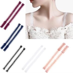 Replacement Lingerie Straps Nylon Lace Bra Shoulder Straps Stretchy Lingerie Shoulder Belts 1" Width