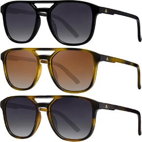 نظارة شمسية Arjien المستقطبة للنساء الرجال UV400 حماية النظارات الشمسية العصرية جسر 70S Retro Vintage Aviators