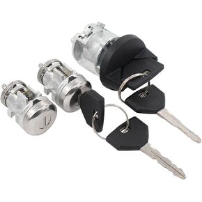 MOTOKU الإشعال مفتاح قفل قفل القفل قفل الباب tumbler مجموعة ل DODGE DURANGO DAKOTA 1997-2000 RAM 1500 2500 3500 1997-2002 ؛ Ramarger 1999-2003 لـ Chrysler Plymouth Prowler 1997-2001