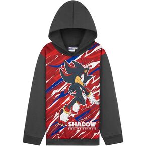 Sonic The Hedgehog Hoodie for Boys Teens Shadow Knuckles Tails Warm Hooded Sweatshirt Casual Pullover