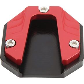 Motorcycle Side Stand Plate Pad High Strength Kickstand Support Accessory (Red)-Motorcycle
