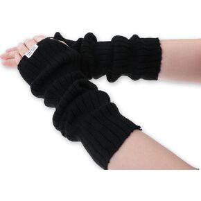 Arm Warmers, Arm Warmers Women, Fingerless Gloves for Women Hand Warmers, Fashion Stretch Knit Super Soft Arm Sleeves