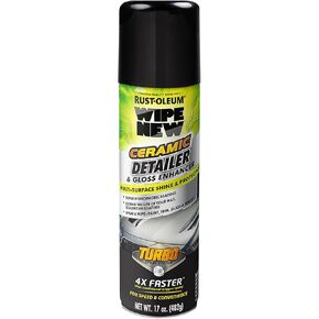 امسح Rust-Oleum جديد 393327 تفاصيل سيراميك ونظام رذاذ Turbo المحسن ، 17 أوقية