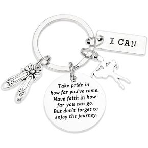 Dance Recital Gifts: Dancer Keychain for Women & Girls