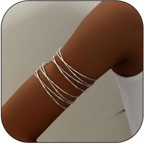 Long tiantian Arm Cuff Gold Cuff Jewelry for Women Upper Arm Bracelet Trendy Bangle Bracelets Armband Jewelry