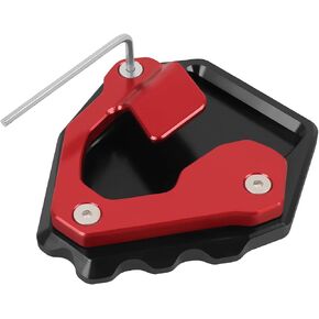 Worldmotop Motorcycle Kickstand Pad Support Extension Enlarger Pad Replacement for Honda CRF1000L Africa Twin 2016 2017 2018 Side Stand Plate(black) in Kuwait