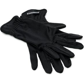 LIGHTHOUSE - Black Microfiber Coin Gloves, Anti-Scratch Gloves for Handling Coins