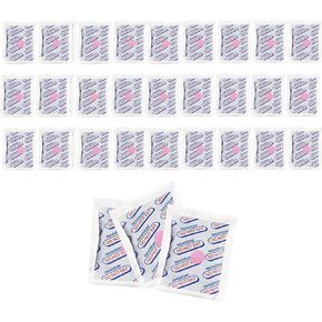 50cc (10 عبوات من 10 ، إجمالي 100 حزمة) امتصاص الأكسجين لتخزين الطعام ، وحزم امتصاص الأكسجين من الدرجة الغذائية مع مؤشر الأكسجين للتخزين على المدى الطويل والحفاظ عليه (50cc (100 pack))