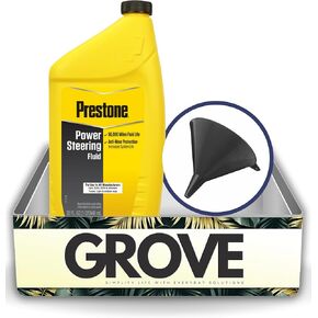 Power Steering Fluid 32 oz Bundle with Funnel - Premium Power Steering Fluid for Smooth Operation - Reduces Wear - Prevents Corrosion and Extends Steering System Life - (2 Items)
