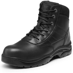 NORTIV 8 Men's Steel Toe Work Boots Breathable Ankle Safety Industrial & Construction Boots CONTRACTOR