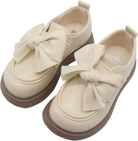 Toddler& Little Girls Dress Shoes Little Girls Loafers School Uniform Mary Jane Flats Little Girls Flower Dress Party Dance Performance Shoes Thick Non-Slip Sole Casual Shoe in Saudi Arabia