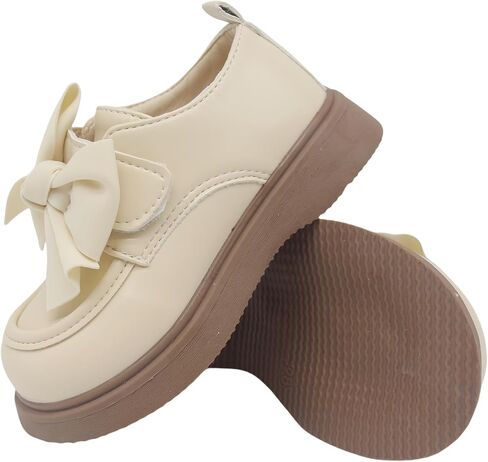 Toddler& Little Girls Dress Shoes Little Girls Loafers School Uniform Mary Jane Flats Little Girls Flower Dress Party Dance Performance Shoes Thick Non-Slip Sole Casual Shoe in Saudi Arabia