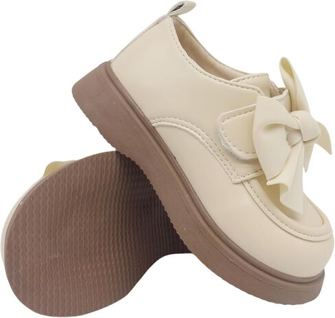 Toddler& Little Girls Dress Shoes Little Girls Loafers School Uniform Mary Jane Flats Little Girls Flower Dress Party Dance Performance Shoes Thick Non-Slip Sole Casual Shoe in Saudi Arabia