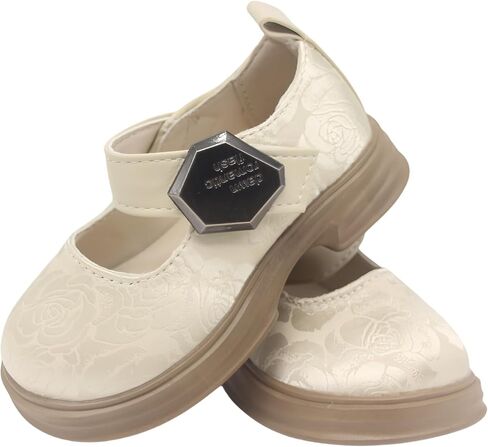 Toddler& Little Girls Dress Shoes Little Girls Loafers School Uniform Mary Jane Flats Little Girls Flower Dress Party Dance Performance Shoes Thick Non-Slip Sole Casual Shoe in Saudi Arabia