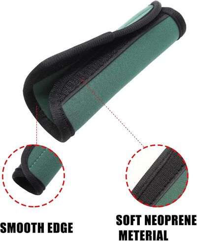 2pcs Black Luggage Handle Covers - Soft Suitcase Handle Covers for Travel Accessories（ Bright Color for Suitcase Tags Identifiers ） in Kuwait