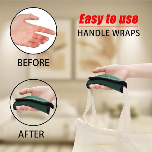 2pcs Black Luggage Handle Covers - Soft Suitcase Handle Covers for Travel Accessories（ Bright Color for Suitcase Tags Identifiers ） in Kuwait