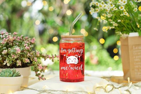 NewEleven Bridal Shower Gifts - Wedding Gifts For Bride - Bride To Be, Bachelorette Party, Engagement Gifts For Women - Bride Gifts For Bride To Be, Fiancee, Wifey, Her - 16 Oz Coffee Glass in Kuwait