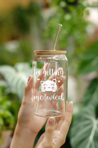 NewEleven Bridal Shower Gifts - Wedding Gifts For Bride - Bride To Be, Bachelorette Party, Engagement Gifts For Women - Bride Gifts For Bride To Be, Fiancee, Wifey, Her - 16 Oz Coffee Glass in Kuwait